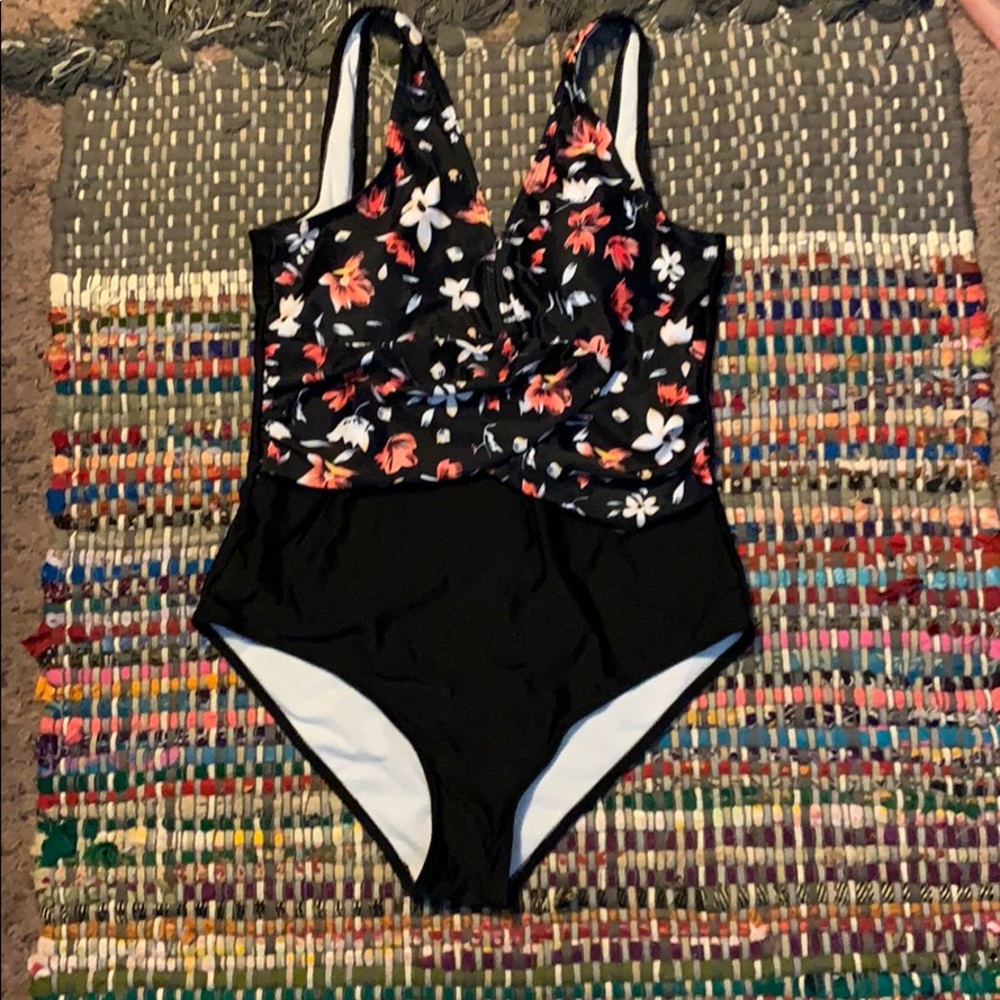 One piece bathing suit!